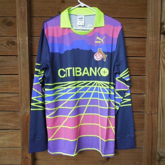 FC Koln goalkeeper jersey, Puma, large, 1980s retro - Picture 7 of 16